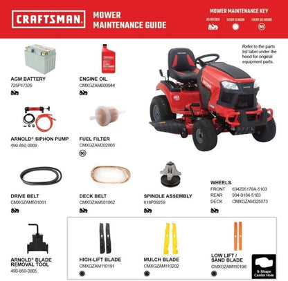 CRAFTSMAN T2200K Turn Tight 42-Inch 20 HP V-Twin Gas Lawn Tractor with Hydrostatic Transmission