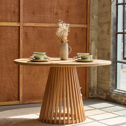 Zero Waste Round Table – Sustainable Eco-Friendly Dining Table