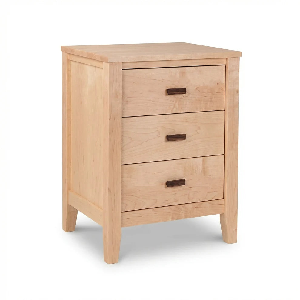 Andover Modern 3-Drawer Nightstand | Contemporary Bedside Table
