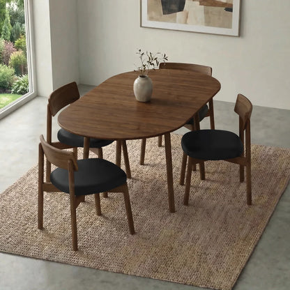 Baton Drop-Leaf Dining Table | Space-Saving Modern Dining Table