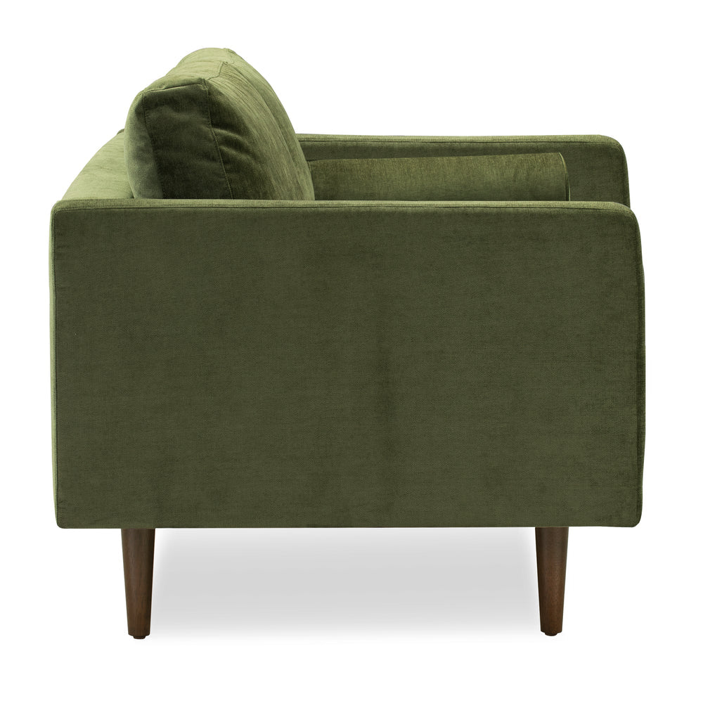 Napa 72" Velvet Apartment Sofa – Modern Compact Upholstered Sofa with Plush Seating
