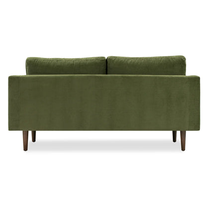 Napa 72" Velvet Apartment Sofa – Modern Compact Upholstered Sofa with Plush Seating