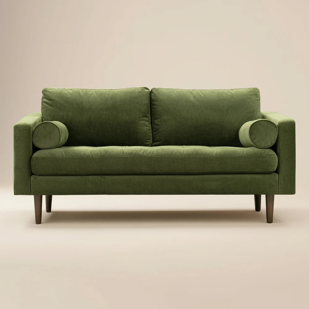 Napa 72" Velvet Apartment Sofa – Modern Compact Upholstered Sofa with Plush Seating