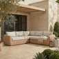 Corto 114.5" Corner Sectional Sofa – Modern Modular Lounge Seating