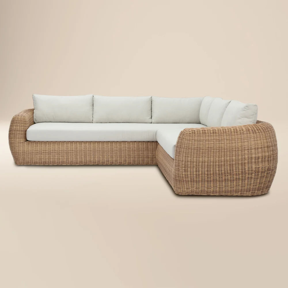 Corto 114.5" Corner Sectional Sofa – Modern Modular Lounge Seating