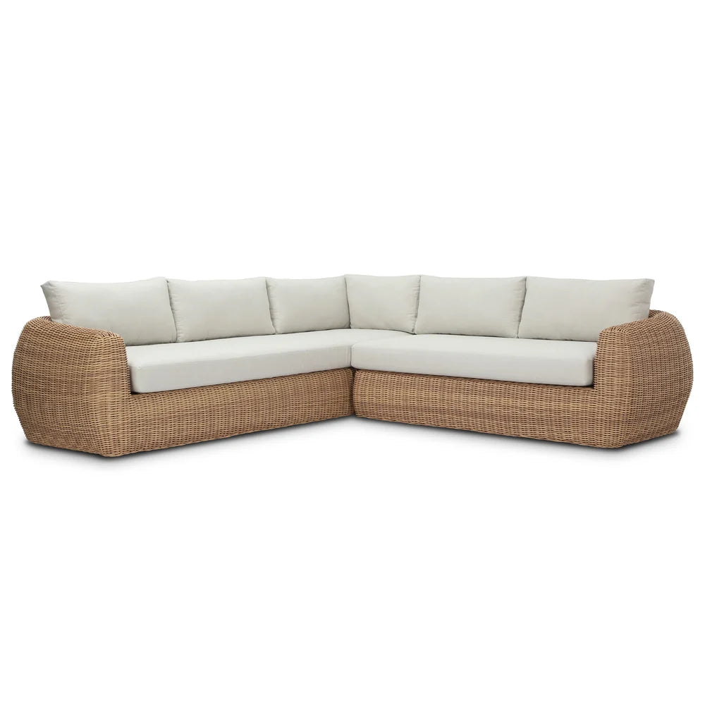 Corto 114.5" Corner Sectional Sofa – Modern Modular Lounge Seating