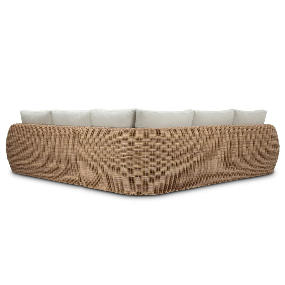 Corto 114.5" Corner Sectional Sofa – Modern Modular Lounge Seating