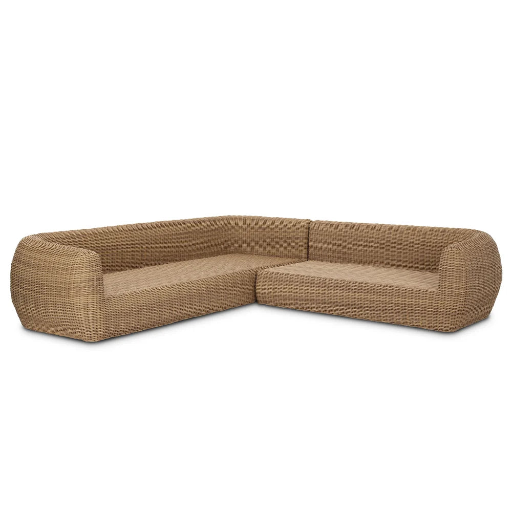Corto 114.5" Corner Sectional Sofa – Modern Modular Lounge Seating