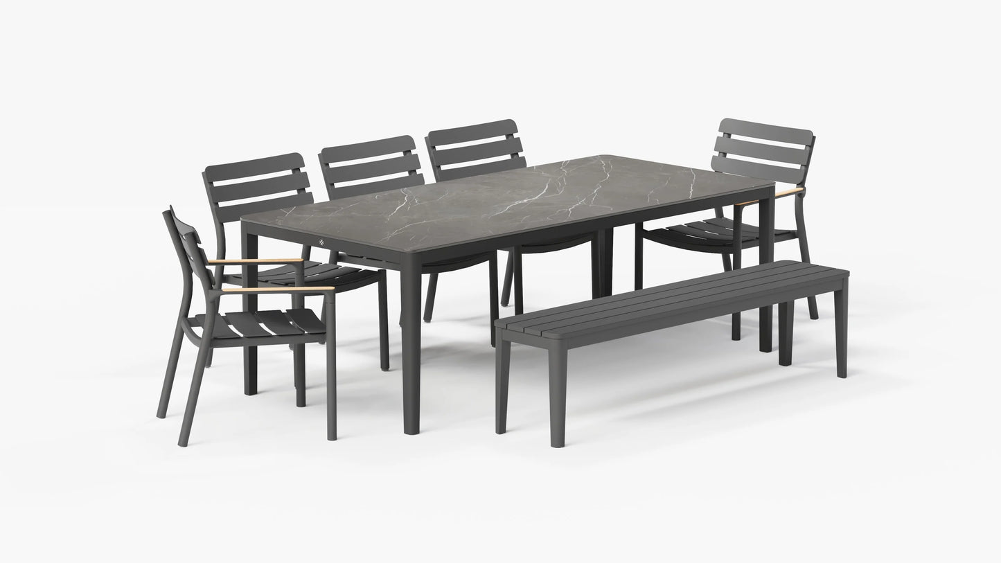 OuterStone Outdoor Dining Set – Premium 7-Piece Patio Furniture Collection