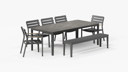OuterStone Outdoor Dining Set – Premium 7-Piece Patio Furniture Collection