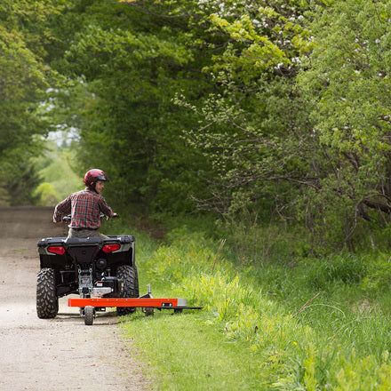 DR PRO XLT 22 Tow Behind Trimmer Mower for ATV, UTV & Tractor – 22 HP Brush Cutter with Wide Cutting Path