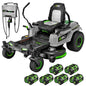 EGO Z6 42-Inch Zero Turn Riding Mower Kit with Battery & Charger