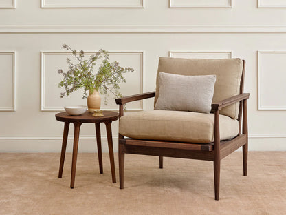 Eim Accent Chair in Natural Latex – Modern Ergonomic Lounge Chair for Living Room