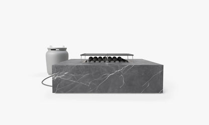 OuterStone Fire Pit Cooking Set with Rectangular Propane Tank Cover