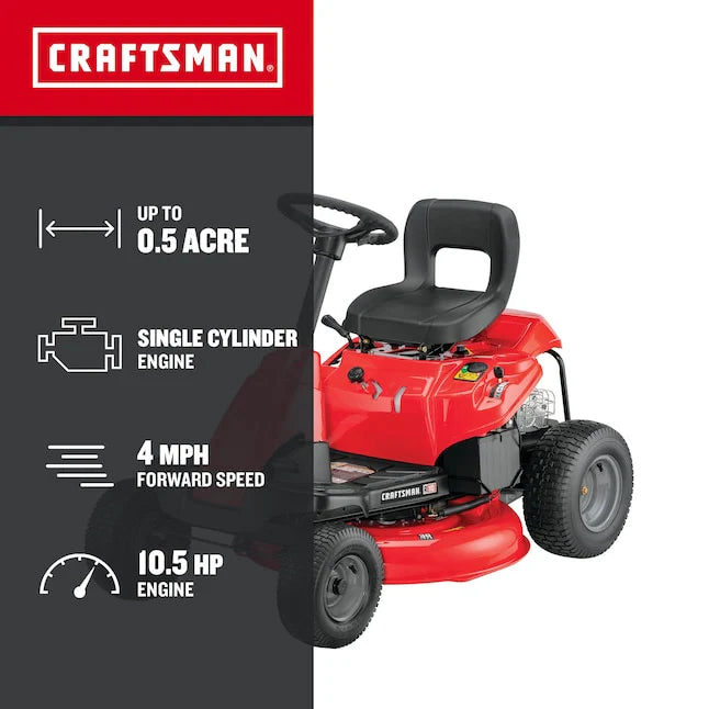 Craftsman R110 30-Inch 10.5HP Briggs & Stratton Riding Lawn Mower